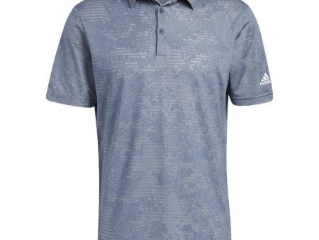 adidas Ultimate365 Camo Polo - Crew Navy Grey Two on Sale