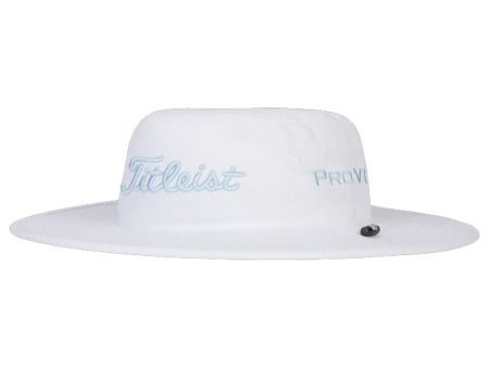 Titleist Tour Aussie Hat - White Sky For Discount