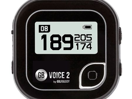 GolfBuddy Voice 2 GPS - Black Silver For Cheap