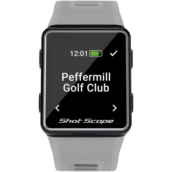 Shot Scope V3 GPS Golf Watch & Performance Tracker - Grey on Sale