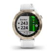 Garmin Approach S40 GPS Watch - White Gold Online Hot Sale