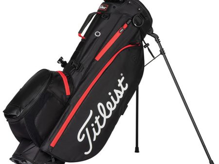 Titleist Player 4 Plus Stand Bag - Black Red on Sale