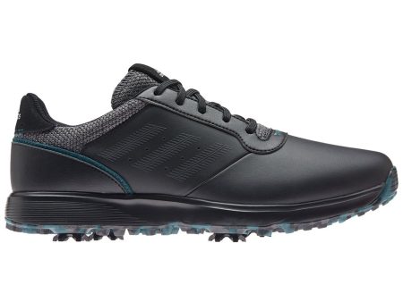 adidas S2G Spiked Leather Waterproof Shoes - Black Grey Teal Cheap