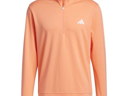 adidas Elevated 1 4 Zip Pullover - Coral Fusion Online Sale