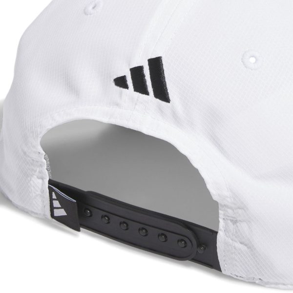 adidas Tour 3 Stripe Cap 2.0 - White Black For Sale