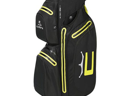 Cobra Ultradry Pro Waterproof Cart Bag - Black Yellow Hot on Sale