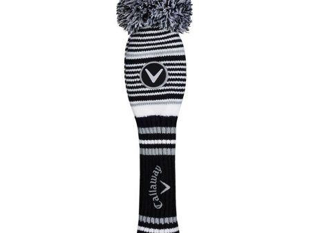 Callaway Pom Pom II Fairway Headcover - Black White Grey Online