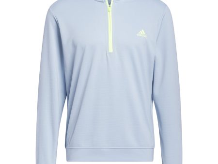 adidas Lightweight 1 4 Zip Pullover - Wonder Blue For Sale