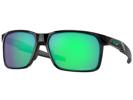 Oakley Portal X Sunglasses - Prizm Jade Lens - Polished Black Frame For Discount