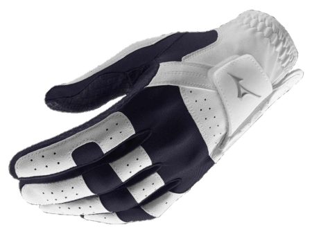 Mizuno Stretch Glove - White Navy For Discount