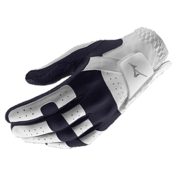 Mizuno Stretch Glove - White Navy For Discount