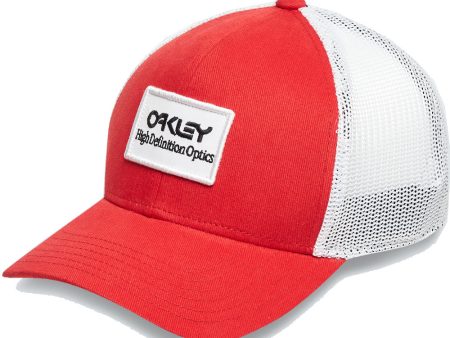 Oakley B1B HDO Patch Trucker Hat - Red Line Discount