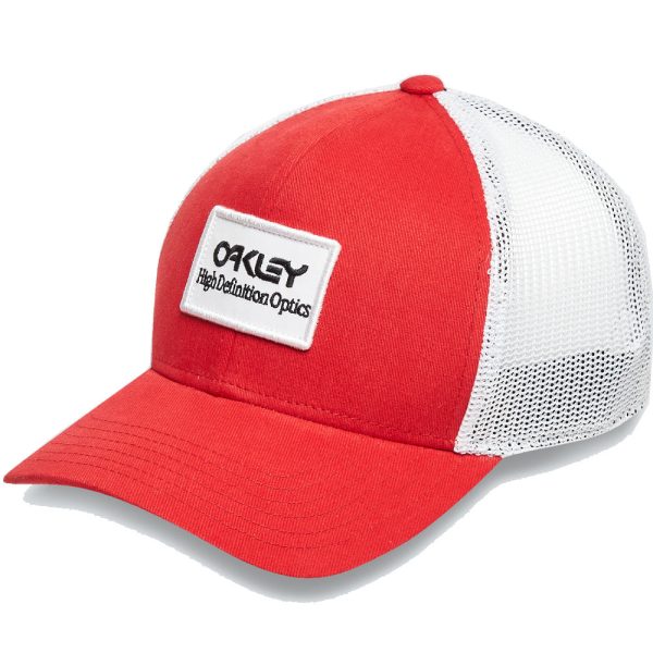 Oakley B1B HDO Patch Trucker Hat - Red Line Discount