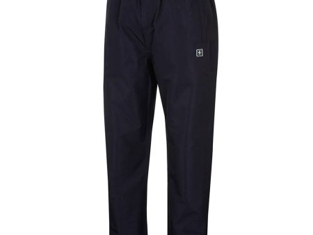 Island Green Junior Waterproof Trousers Dropped Hem - Black Sale