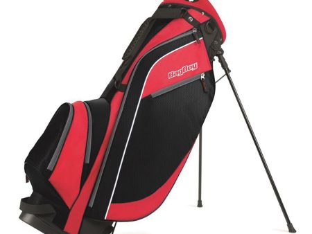 Bag Boy Superlite Stand Bag - Black Red Hot on Sale