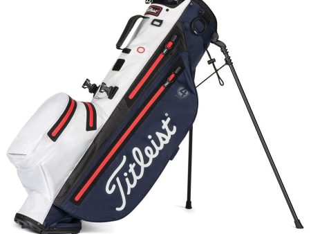 Titleist Player 4 StaDry Waterproof Stand Bag - Navy White Red Supply