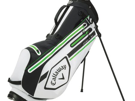 Callaway Chev Dry Waterproof Stand Bag - White Black Green Supply