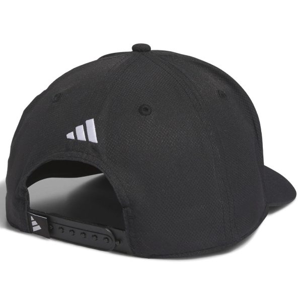 adidas Tour 3 Stripe Cap 2.0 - Black White Hot on Sale