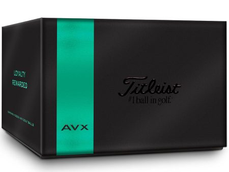 Titleist AVX Golf Balls - White - 4 for 3 Ltd Edition Loyalty Pack For Discount