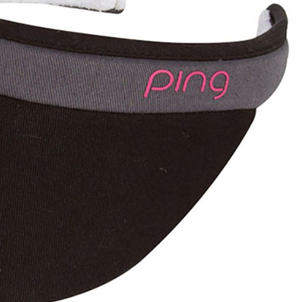 Ping Ladies Clip Visor - Black Online Sale