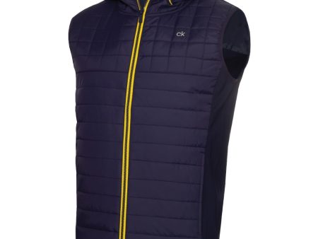 Calvin Klein Vardon Hybrid Gilet - Navy Cheap