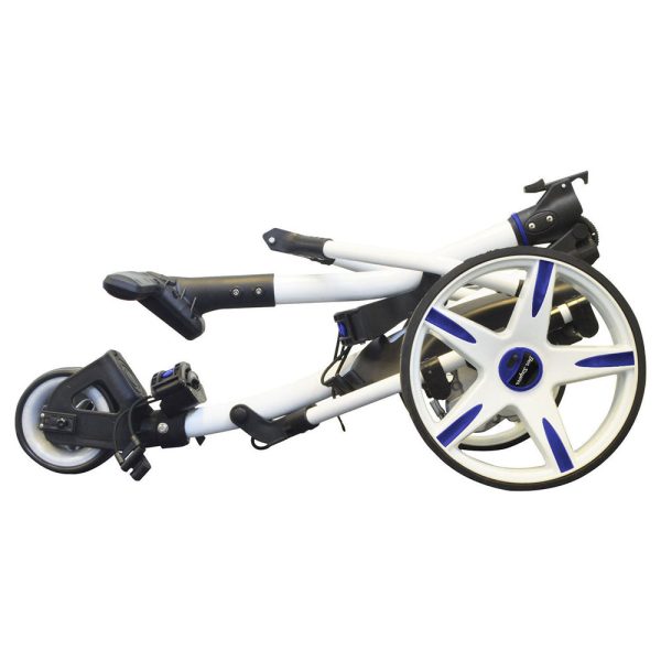 Ben Sayers Lithium Golf Trolley - White Blue Online Hot Sale