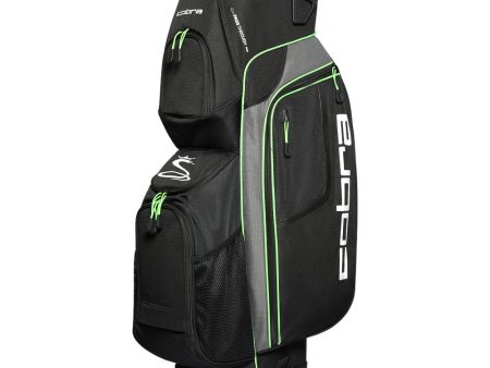 Cobra XL Cart Bag - Black Quiet Shade Green Gecko Online Sale