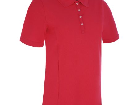 ProQuip Ladies Pro Tech Polo Shirt - Crimson For Discount