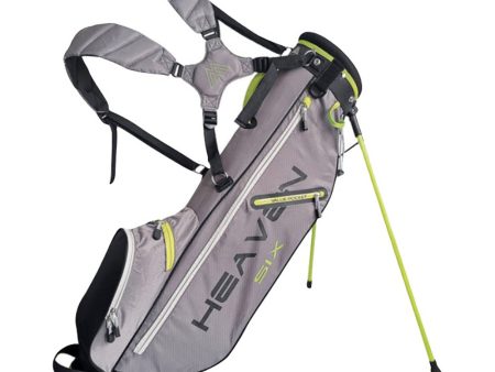 BIG MAX Heaven SIX stand bag - Charcoal Black Lime Sale