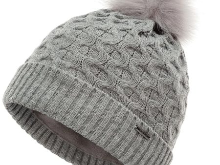 Ping Ladies Classic Knit Beanie Hat - Grey Online Sale