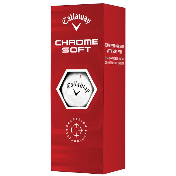 Callaway Chrome Soft Golf Balls - White - 4 for 3 (48 Pack) on Sale