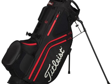 Titleist Hybrid 14 Stand Bag - Black Red Online Hot Sale