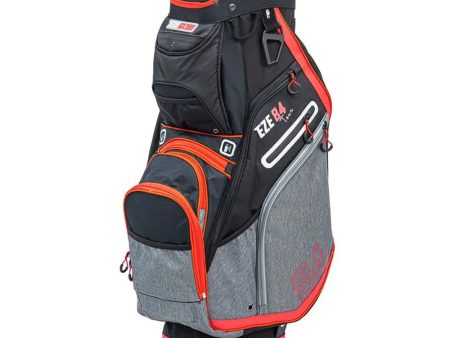 EzeGlide 84 Tour Cart Bag - Grey Red Hot on Sale