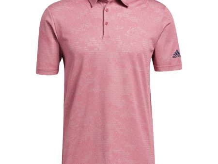 adidas Camo Polo shirt - Wild Pink Grey Two Discount