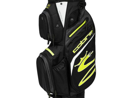 Cobra KING Ultralight Cart Bag - Black Turbo Yellow For Cheap