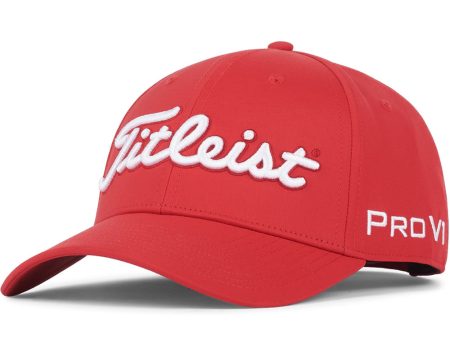 Titleist Tour Performance Cap - Red White Hot on Sale