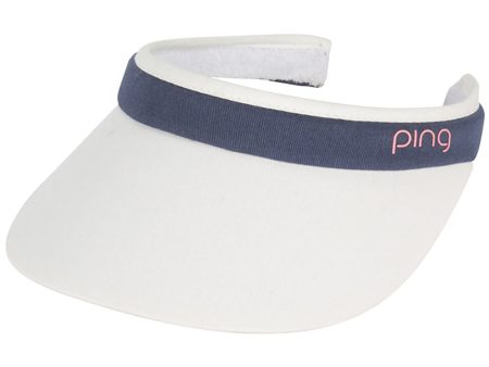 Ping Ladies Clip Visor - White Online Hot Sale