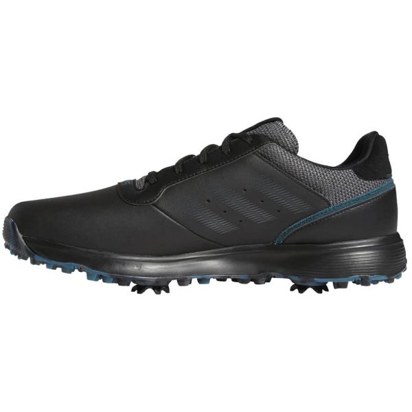 adidas S2G Spiked Leather Waterproof Shoes - Black Grey Teal Cheap