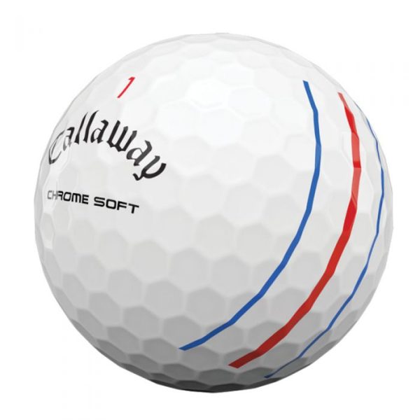 Callaway Chrome Soft Triple Track Golf Balls - White - 12 Pack Online now