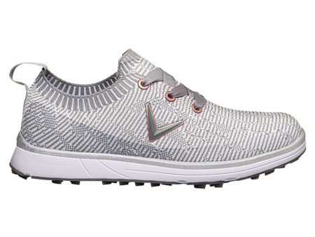 Callaway Solaire Ladies Spikeless Shoes - White Grey Online