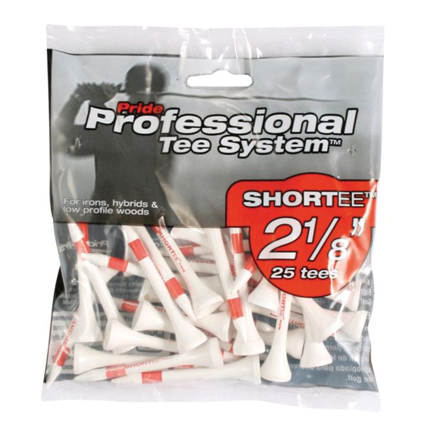 Pride Pro Shortee 2.125  Tees (Pack of 25) - Red For Discount