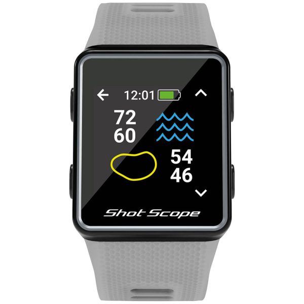 Shot Scope V3 GPS Golf Watch & Performance Tracker - Grey on Sale