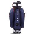 Big Max Dri Lite Silencio 2 Organiser Cart Bag - Navy Silver Red Online now