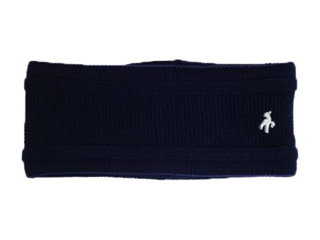 Green Lamb Irene Fleece Lined Headband - Navy Discount