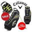 Callaway Hyper Dry 14 Stand Bag - Black Charcoal Yellow Fashion