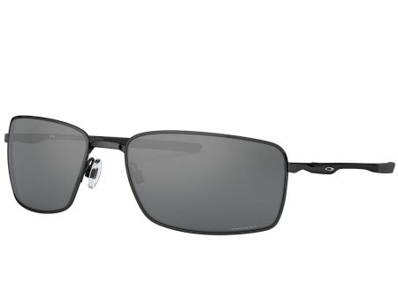 Oakley Square Wire Sunglasses - Prizm Black Lens - Polished Black Frame Discount