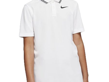 Nike Dri-FIT Victory Junior Polo - White Sale