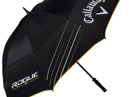 Callaway 64  Double Canopy Rogue ST Umbrella - Black White Gold Online Hot Sale