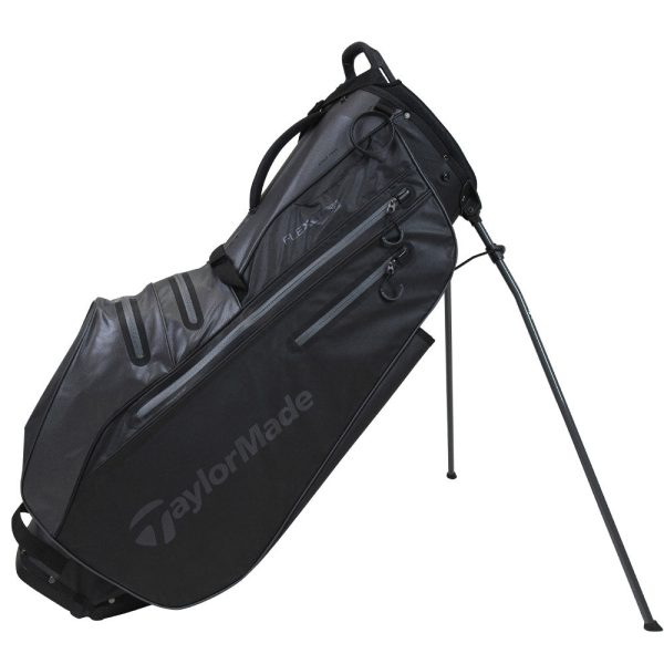 TaylorMade FlexTech Waterproof Stand Bag - Black Charcoal Hot on Sale