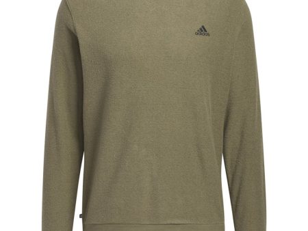 adidas Core Crew Neck Pullover - Olive Strata Hot on Sale